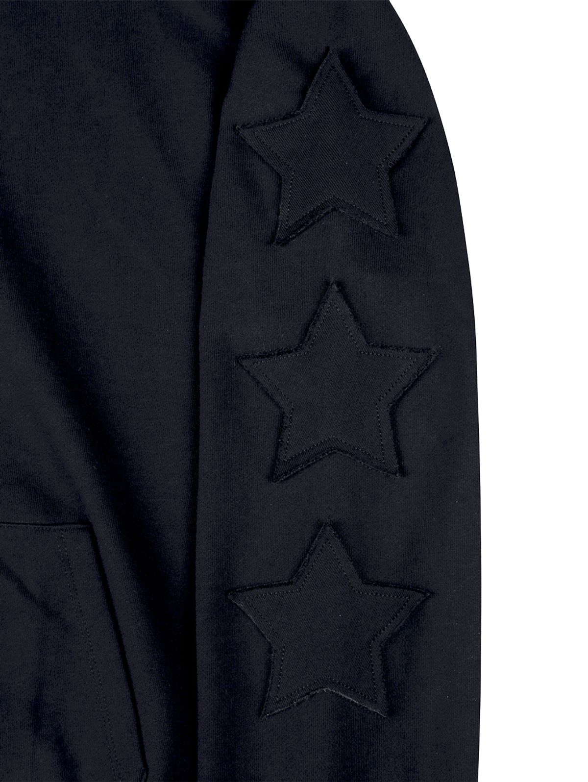 뚜오미오(TUOMIO) STAR PATCH HOOD ZIP-UP [NAVY]