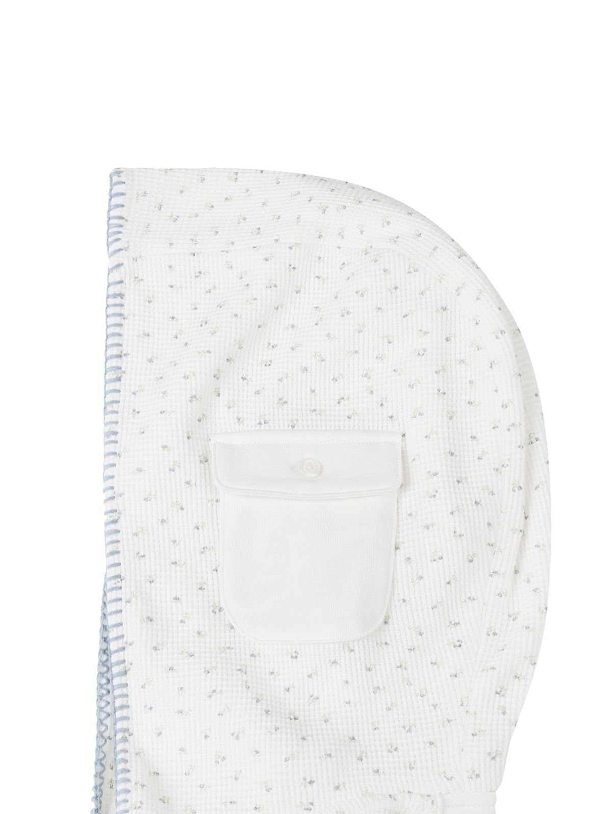 뚜오미오(TUOMIO) FLOWER WAFFLE HOOD ZIP-UP [IVORY]