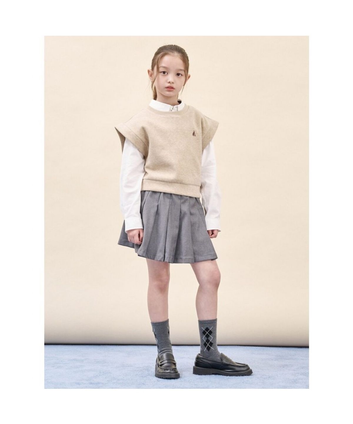 빈폴 키즈(BEANPOLE KIDS) 니트라이크 베스트  베이지 (BI5842U01A) (BI5842U01A) (BI5842U01A)