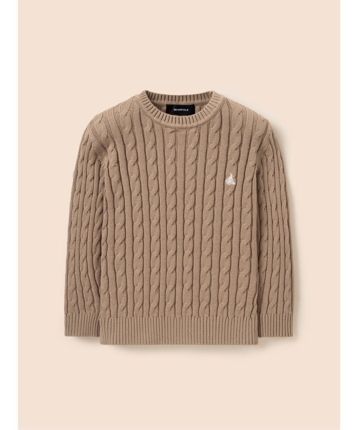 빈폴 키즈(BEANPOLE KIDS) [Essential] 면 케이블 풀오버 니트  베이지 (BI5851UE1A) (BI5851UE1A) (BI5851UE1A)