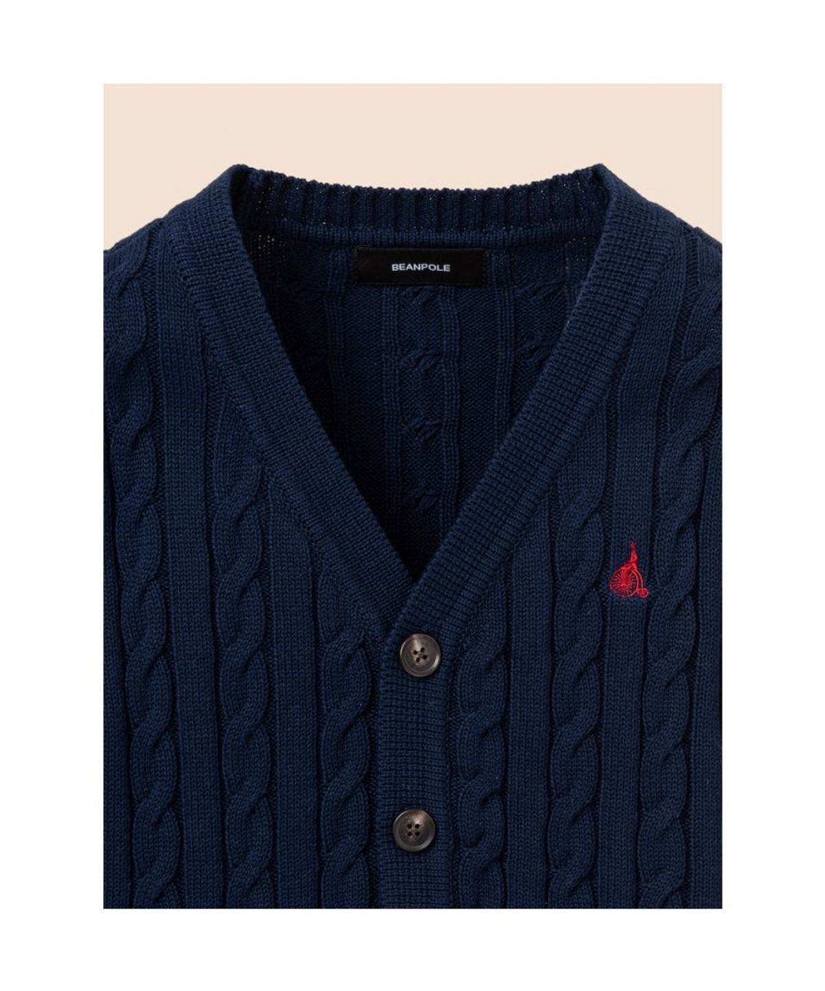 빈폴 키즈(BEANPOLE KIDS) [Essential] 면 케이블 카디건  네이비 (BI585AUE1R) (BI585AUE1R) (BI585AUE1R)