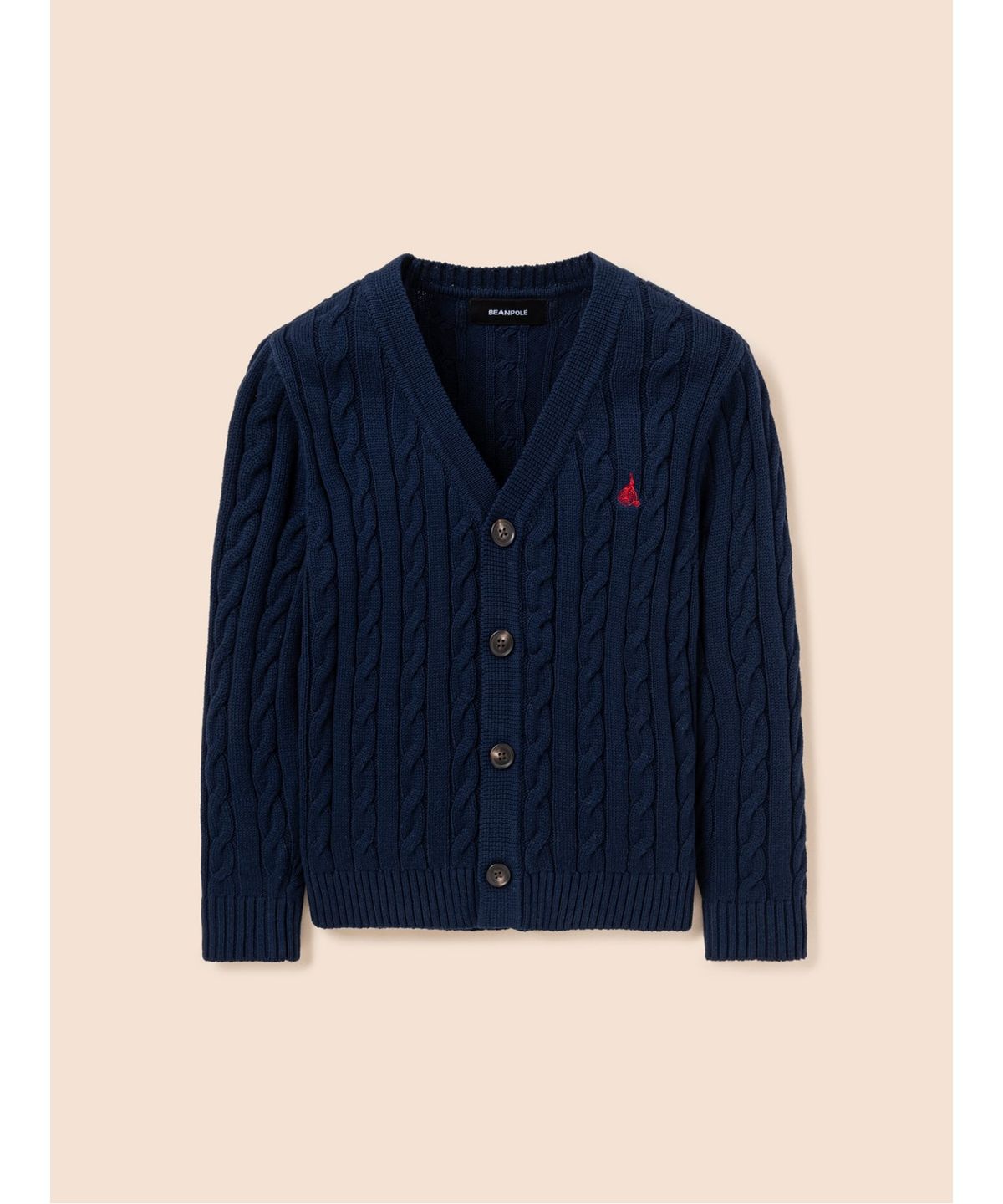 빈폴 키즈(BEANPOLE KIDS) [Essential] 면 케이블 카디건  네이비 (BI585AUE1R) (BI585AUE1R) (BI585AUE1R)
