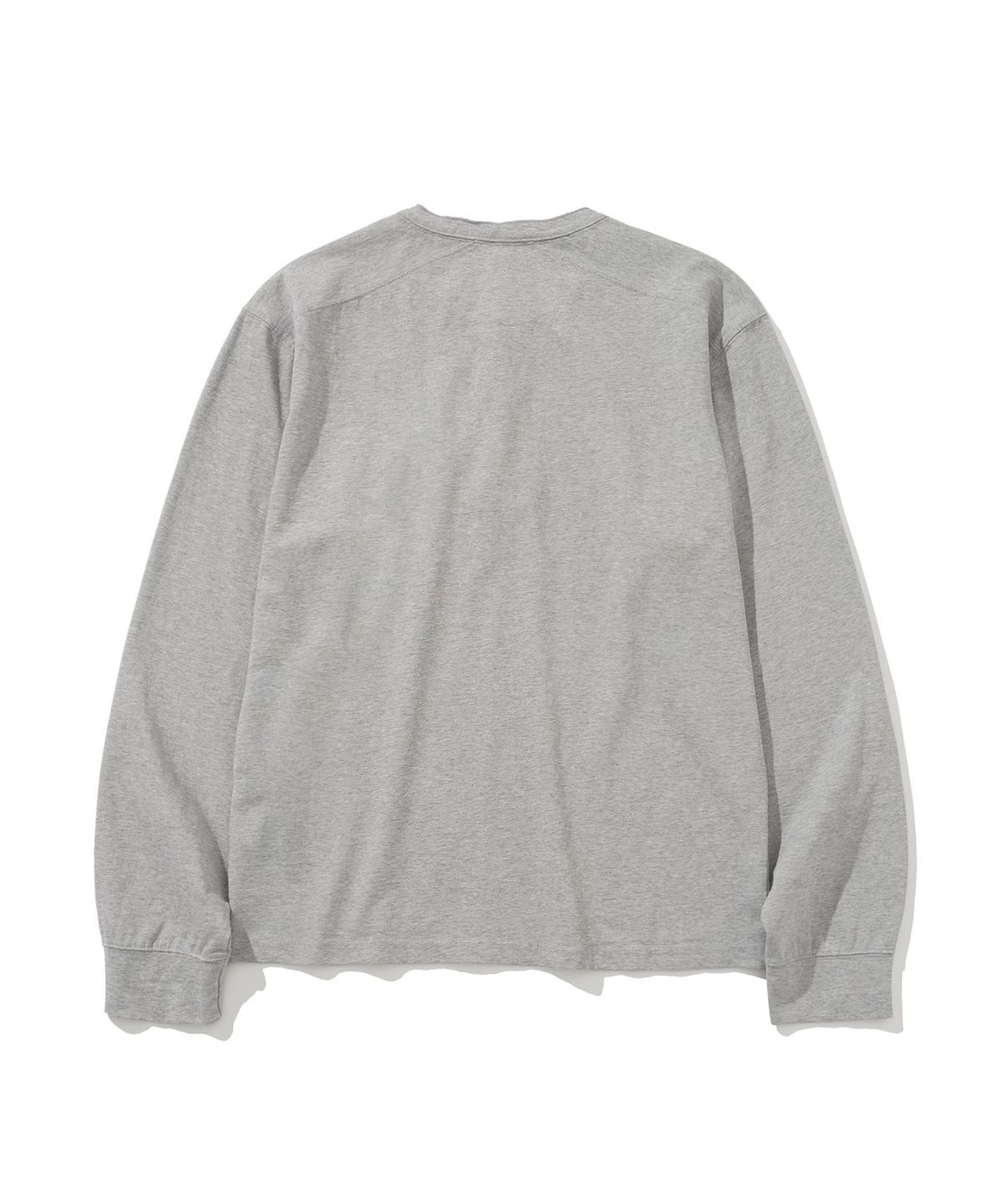 시도(SIIIIDO) ARMOR GOAT HENRYNECK LONGSLEEVE(MELANGE GREY)