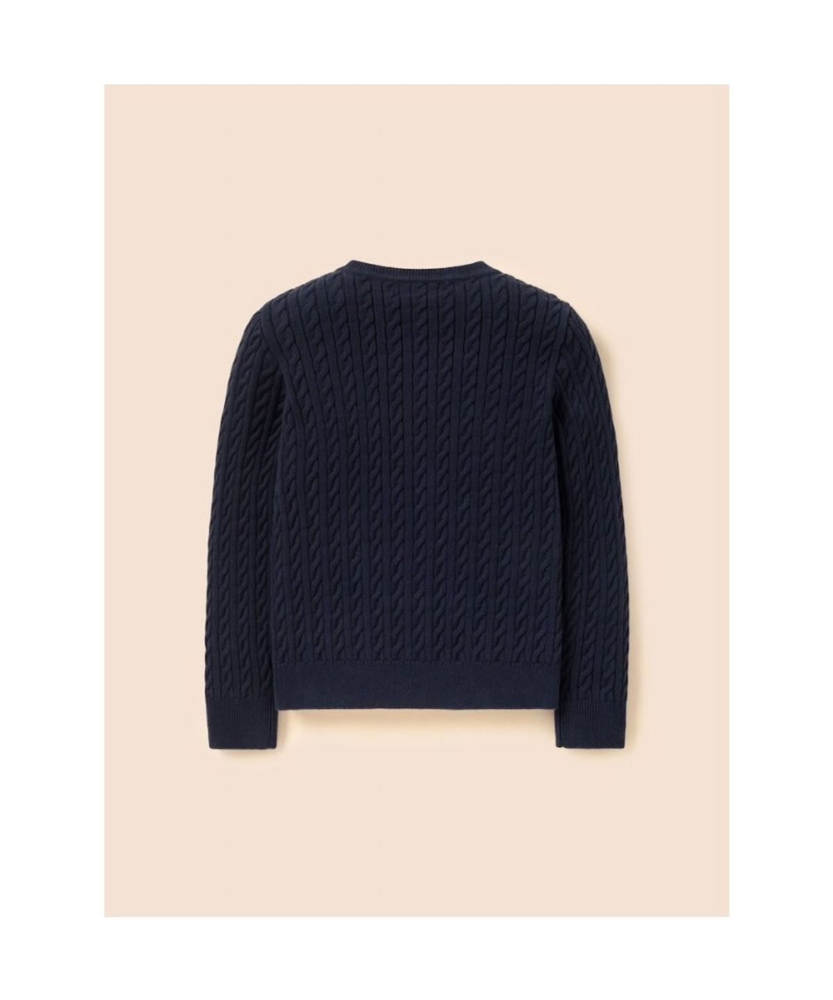 빈폴 키즈(BEANPOLE KIDS) [Essential] 여아 면 케이블 카디건  네이비 (BI585AGE1R) (BI585AGE1R)