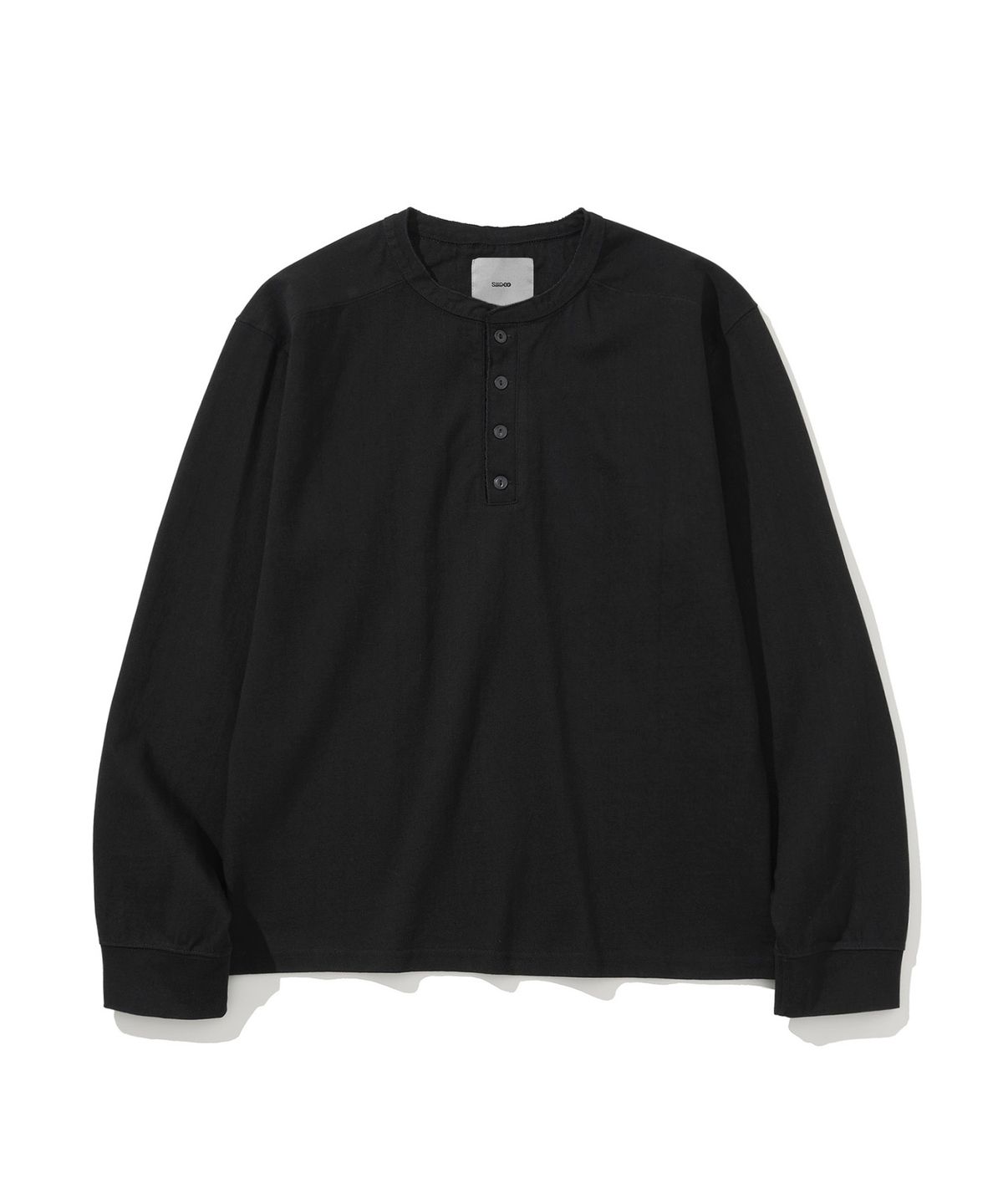 시도(SIIIIDO) ARMOR GOAT HENRYNECK LONGSLEEVE(BLACK)