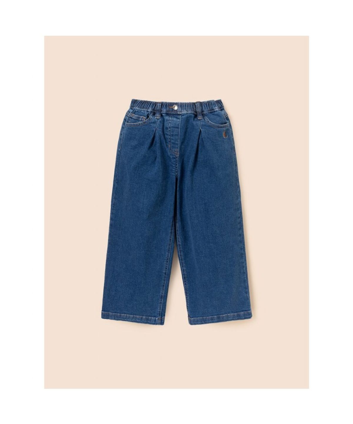 빈폴 키즈(BEANPOLE KIDS) [DENIM] 여아 세미 와이드 데님 팬츠  블루 (BI5821G01P) (BI5821G01P) (BI5821G01P)