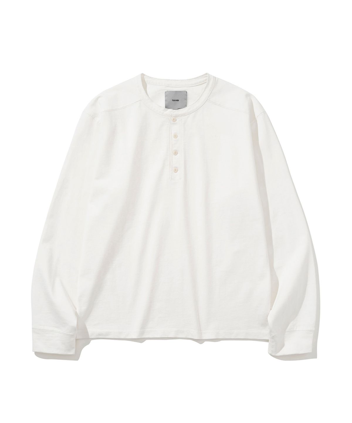 시도(SIIIIDO) ARMOR GOAT HENRYNECK LONGSLEEVE(WHITE)