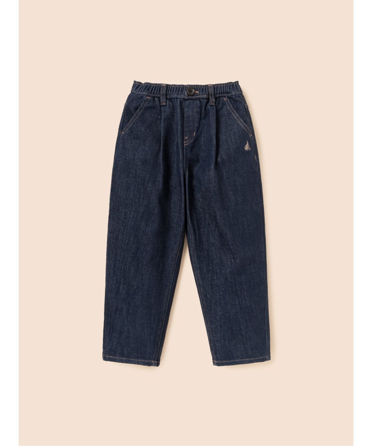 빈폴 키즈(BEANPOLE KIDS) [DENIM] 로데님 배기핏 팬츠  네이비 (BI5821U01R) (BI5821U01R)