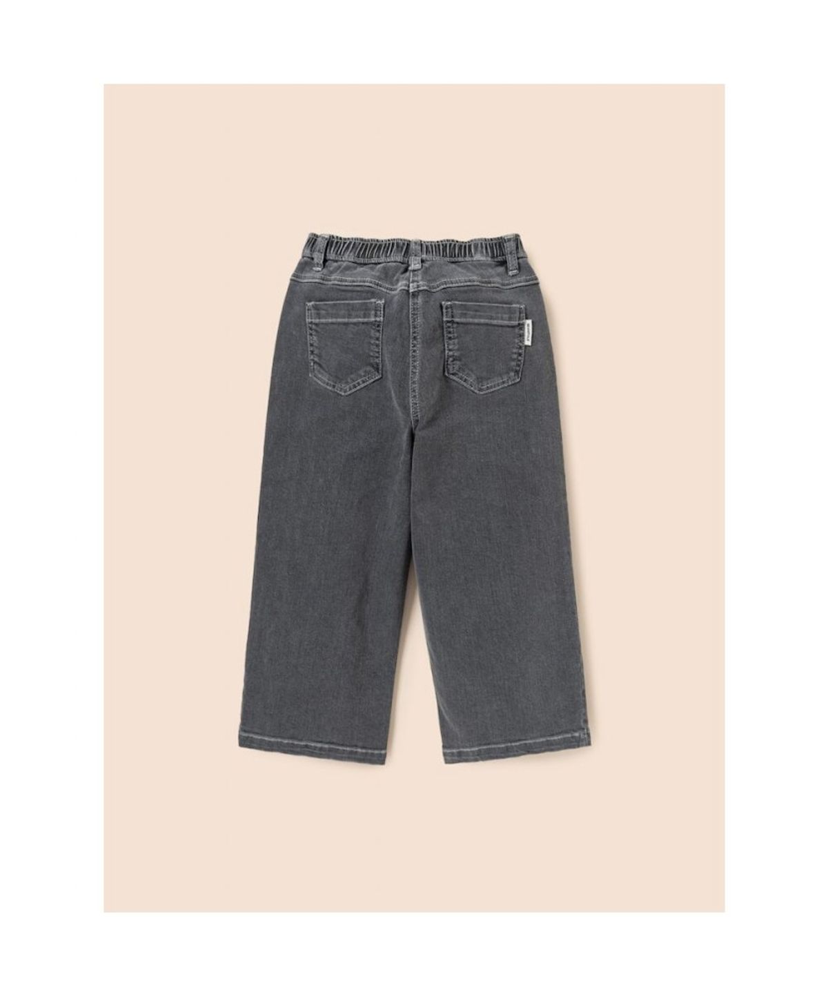 빈폴 키즈(BEANPOLE KIDS) [DENIM] 여아 세미와이드 데님 팬츠  애쉬 (BI5821G014) (BI5821G014)