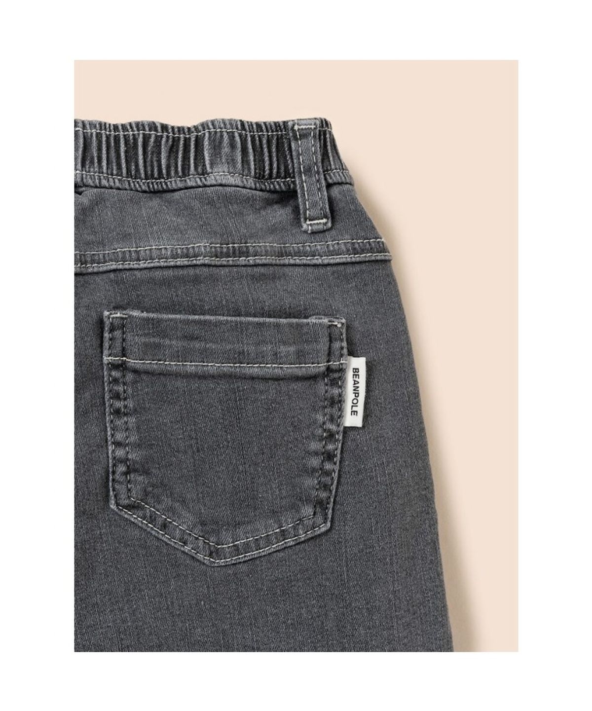 빈폴 키즈(BEANPOLE KIDS) [DENIM] 여아 세미와이드 데님 팬츠  애쉬 (BI5821G014) (BI5821G014)
