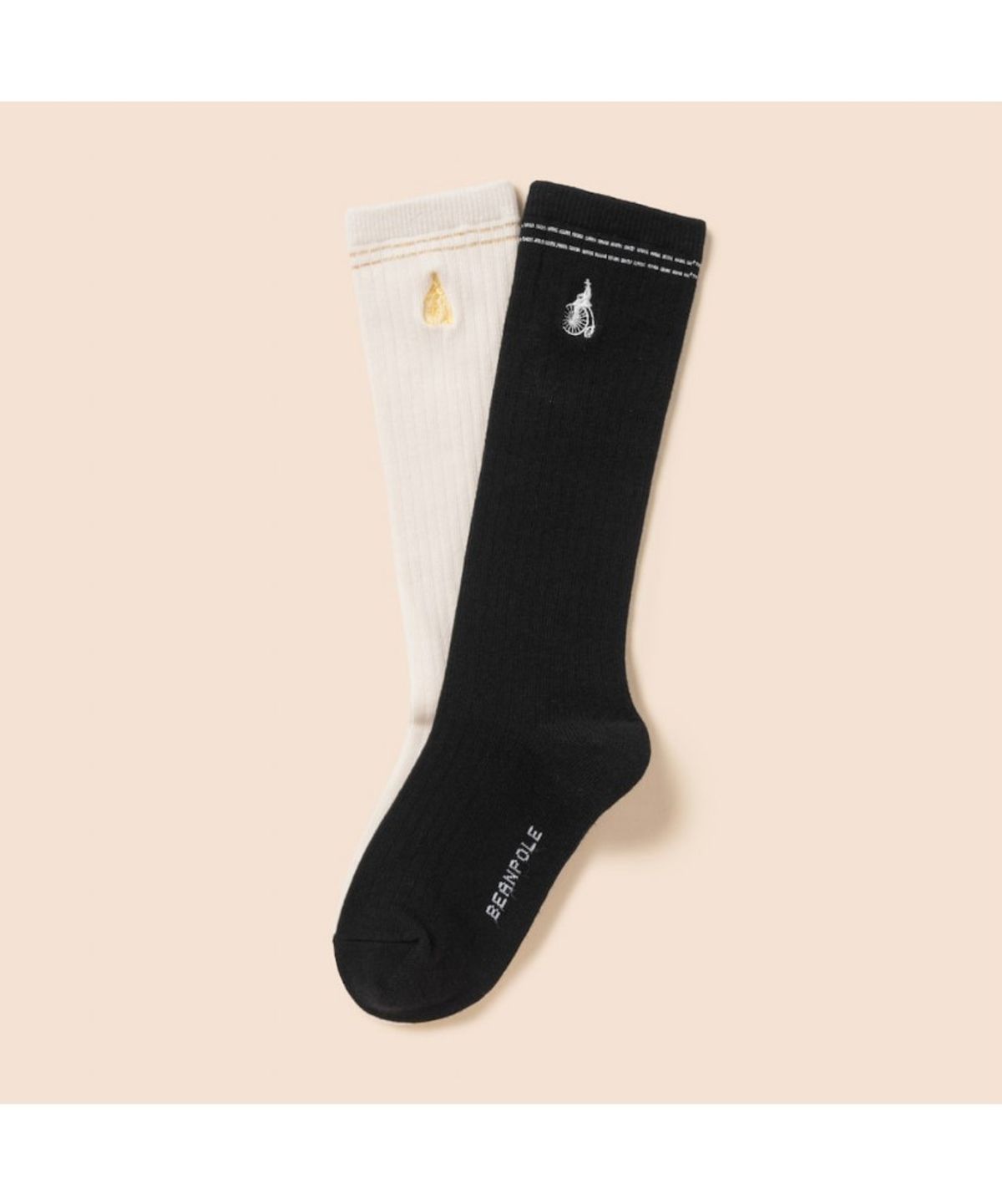빈폴 키즈(BEANPOLE KIDS) 여아 반타이즈 2족 세트  아이보리 (BI58KTG010) (BI58KTG010)