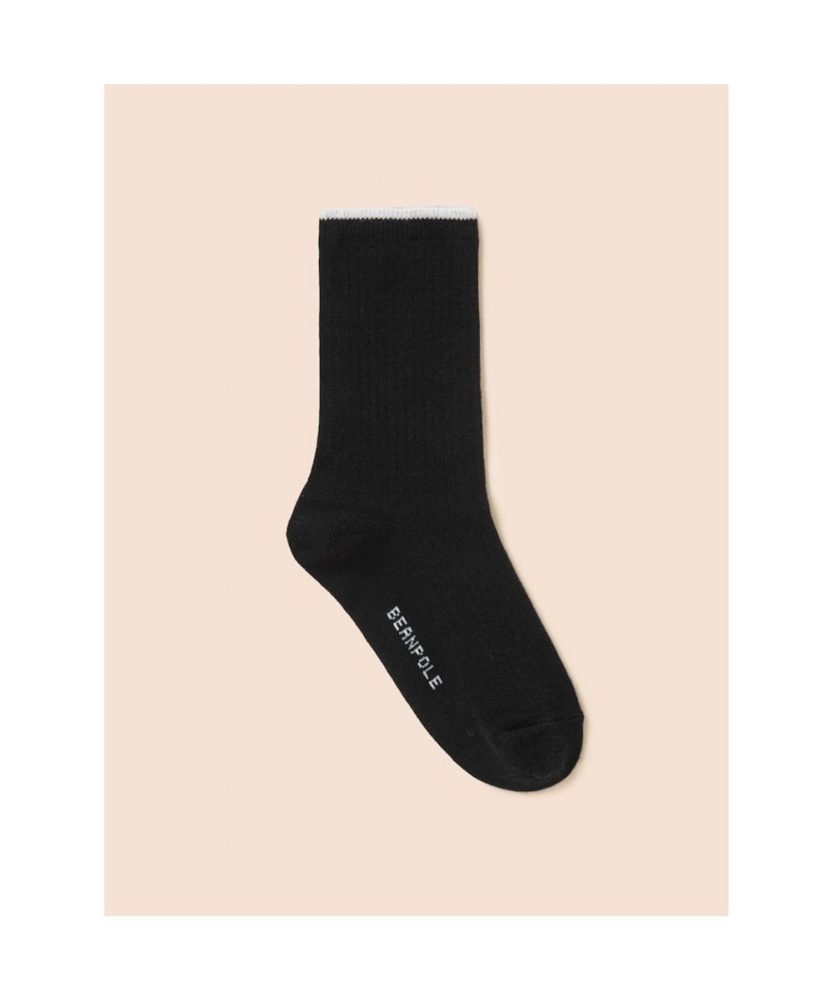 빈폴 키즈(BEANPOLE KIDS) 골지 양말 2족 세트  블랙 (BI58KTU015) (BI58KTU015)