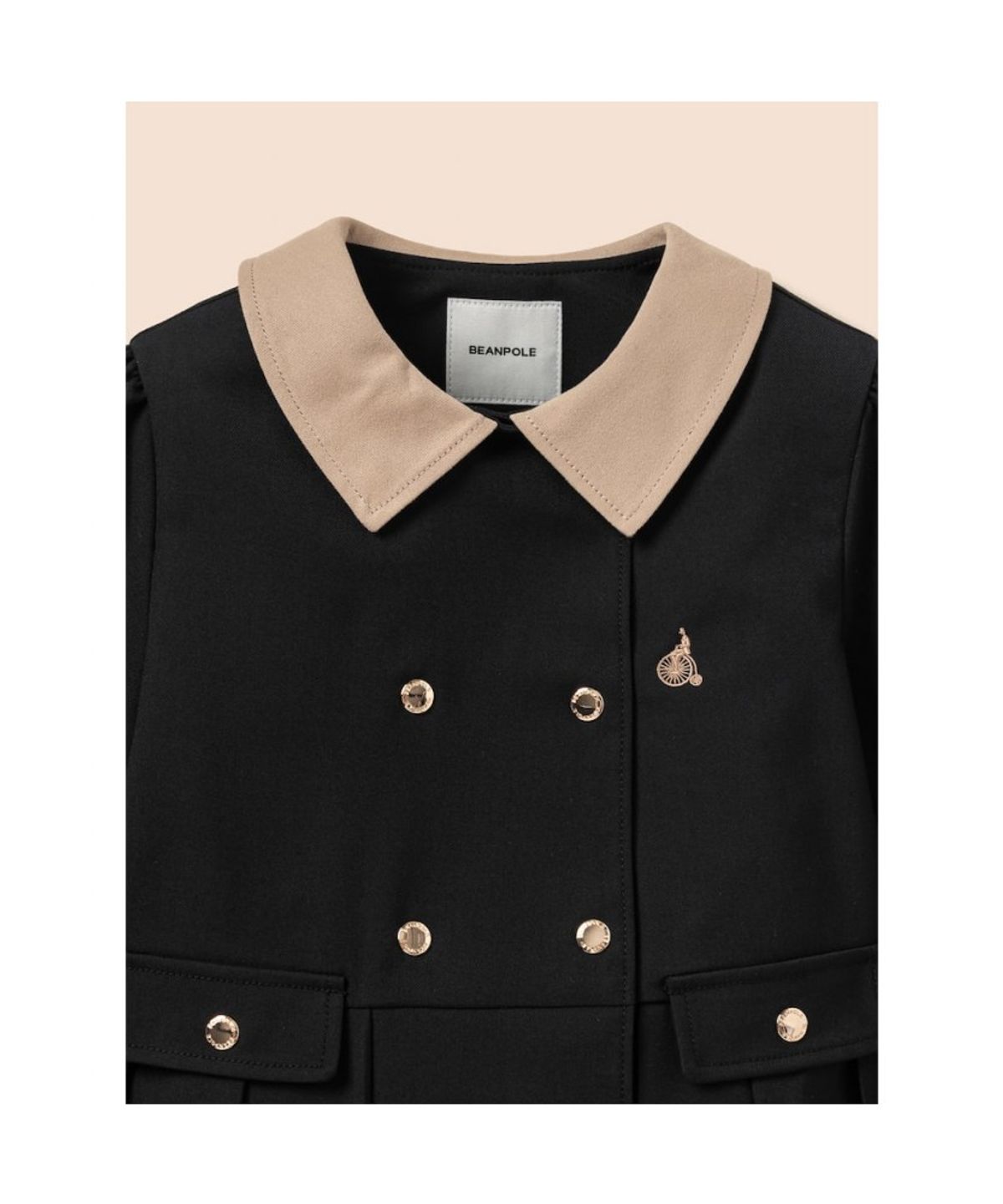 빈폴 키즈(BEANPOLE KIDS) 2WAY 원피스형 트렌치 코트  블랙 (BI5871G025) (BI5871G025)