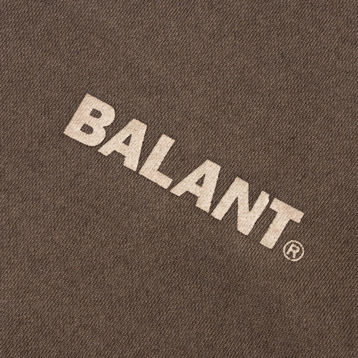 발란트(BALANT) 피그먼트 호프 앤드 패션 스웨이트셔츠 - 브라운