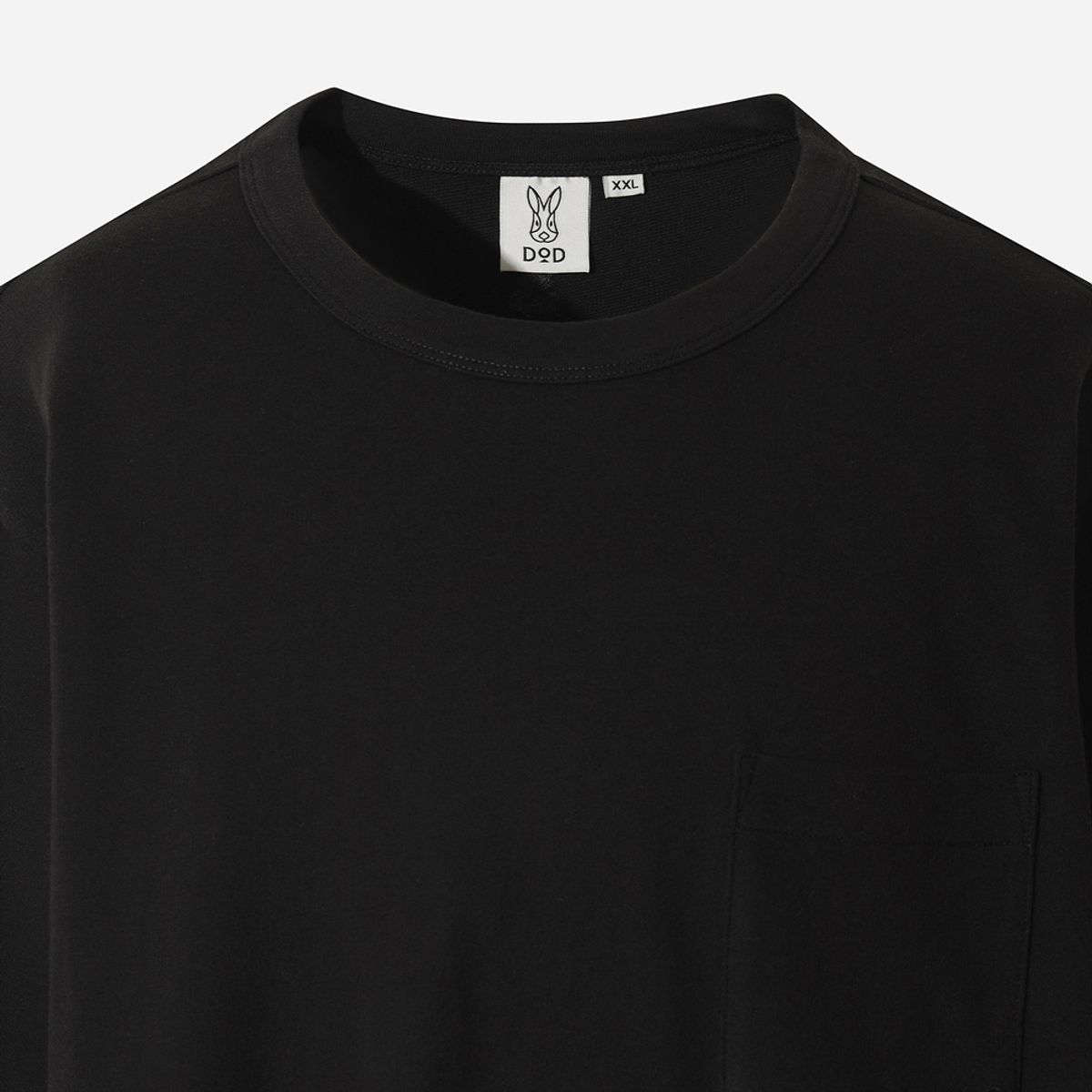 디오디(DOD) 에센셜 포켓 롱 티셔츠(BLACK)