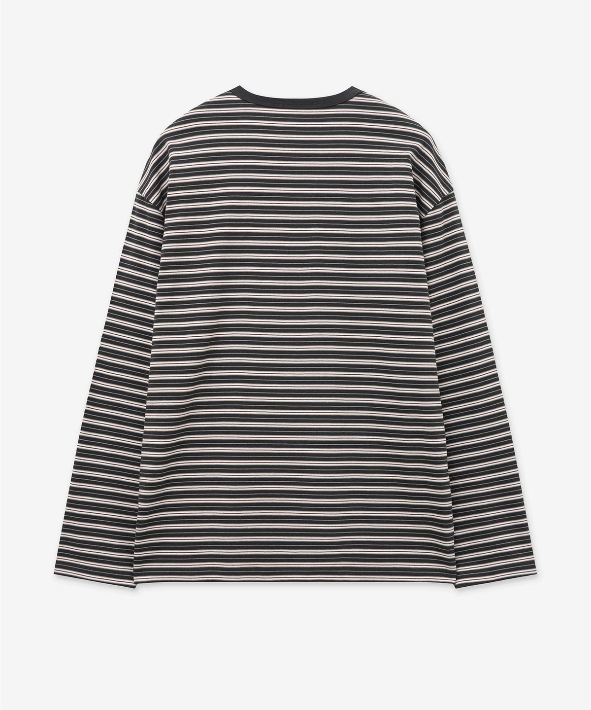 티엔지티(TNGT) Multi Stripe Long Sleeve T-Shirts (Khaki) TNTS5F101K2
