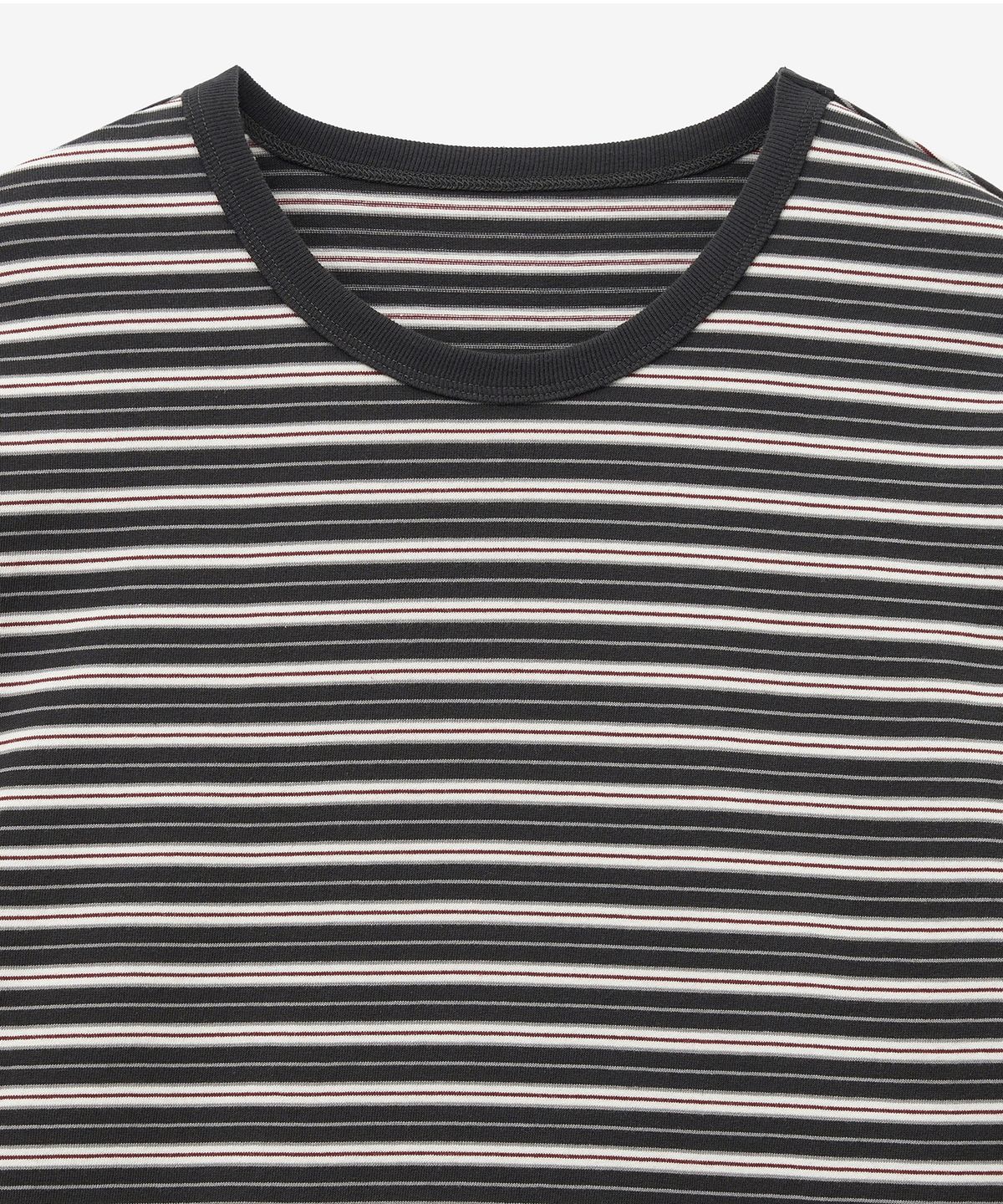 티엔지티(TNGT) Multi Stripe Long Sleeve T-Shirts (Khaki) TNTS5F101K2