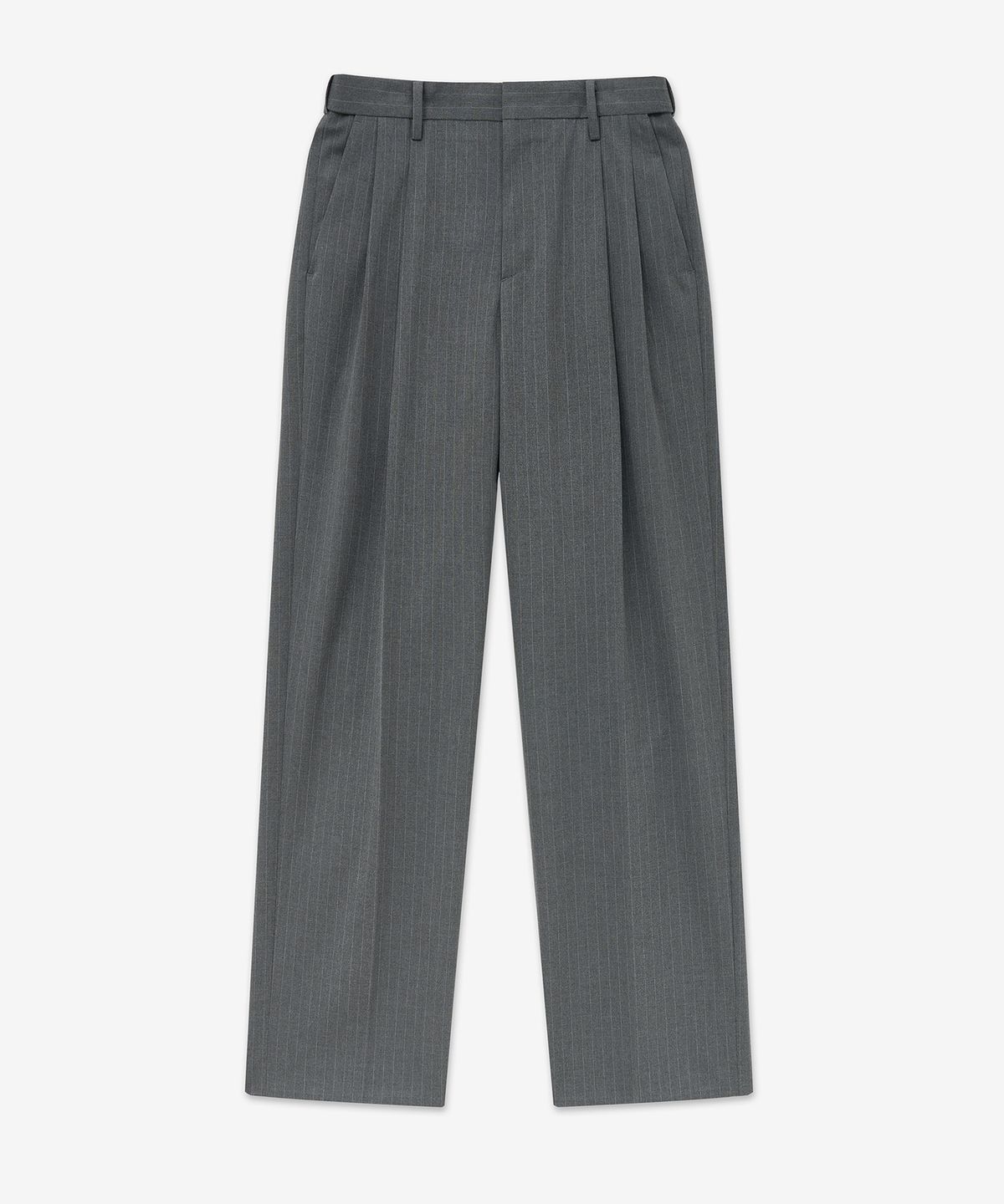 티엔지티(TNGT) Pin Stripe Wide Pants (Grey) TNPA5F103G2