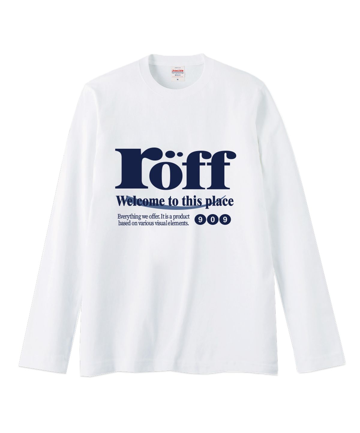랜덤오프(RANDOMOFF) RÖFF TYPE PLAY LONGSLEEVE T-SHIRT (2color)