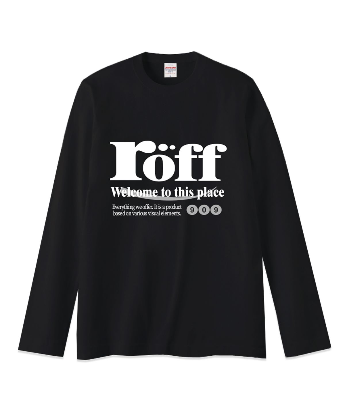 랜덤오프(RANDOMOFF) RÖFF TYPE PLAY LONGSLEEVE T-SHIRT (2color)
