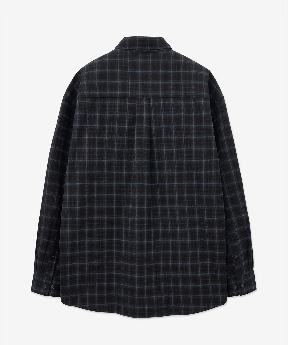 티엔지티(TNGT) Oversize Check Shirt (Black) TNSH5F104BK