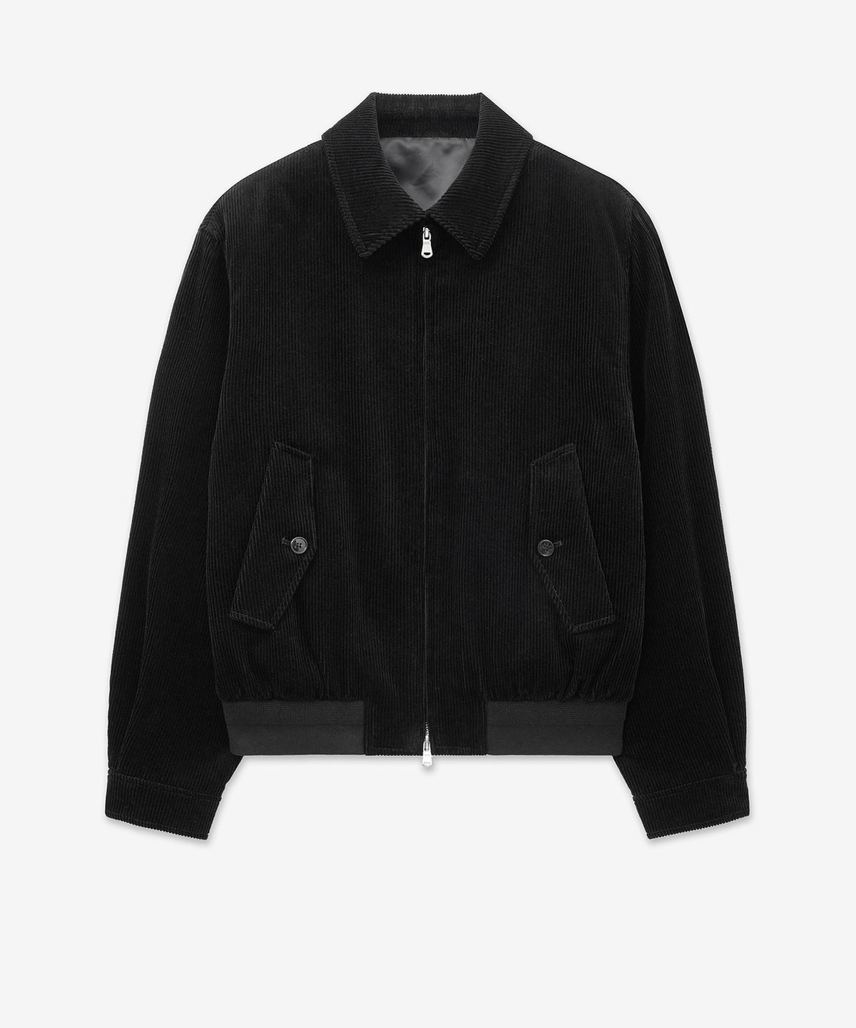 티엔지티(TNGT) Corduroy Swing Top Jumper (Black) TNJU5F105BK