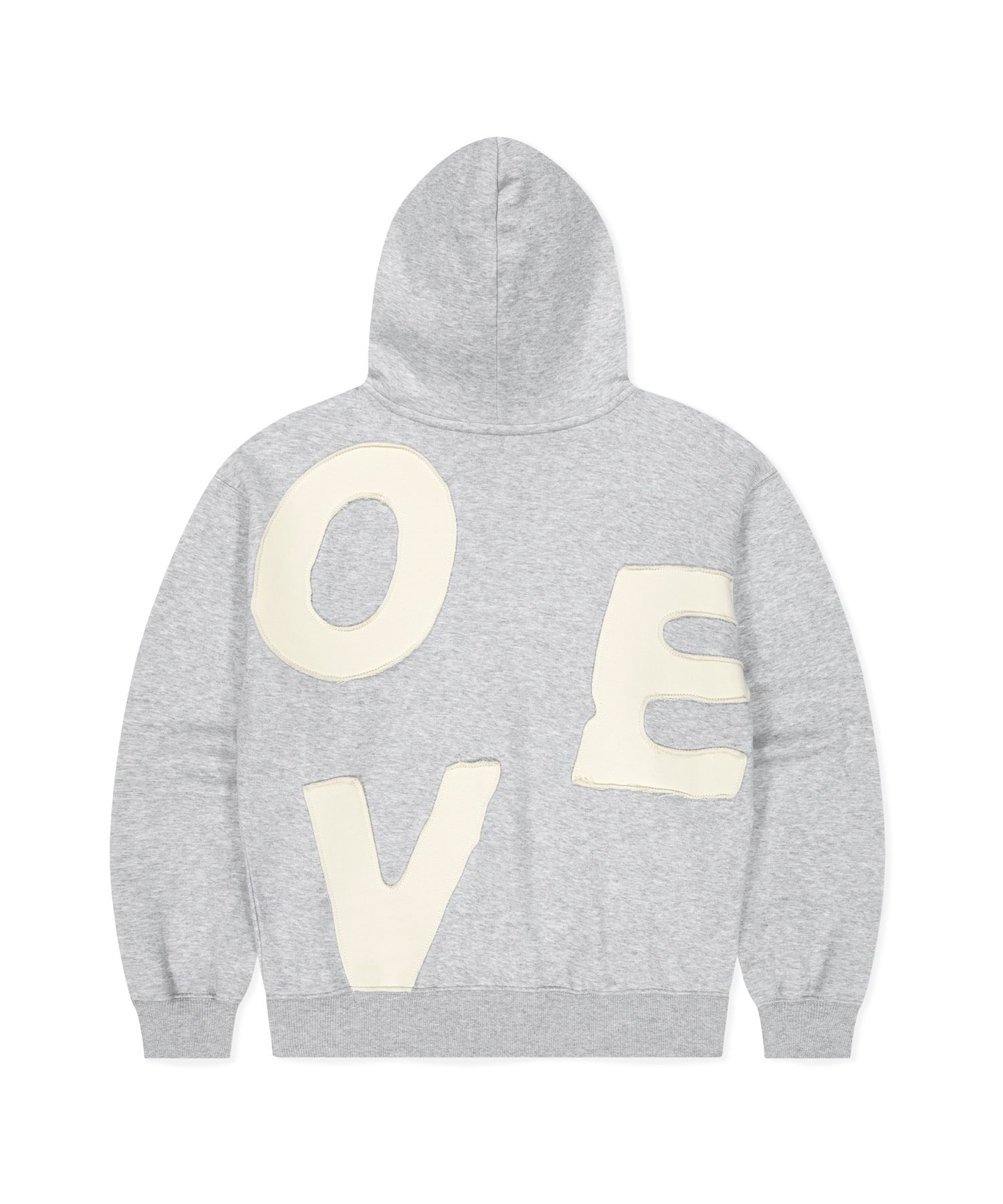 MUSINSA公式 | SUNLOVE Capital Brushed Zip Up Hoodie Heather Grey