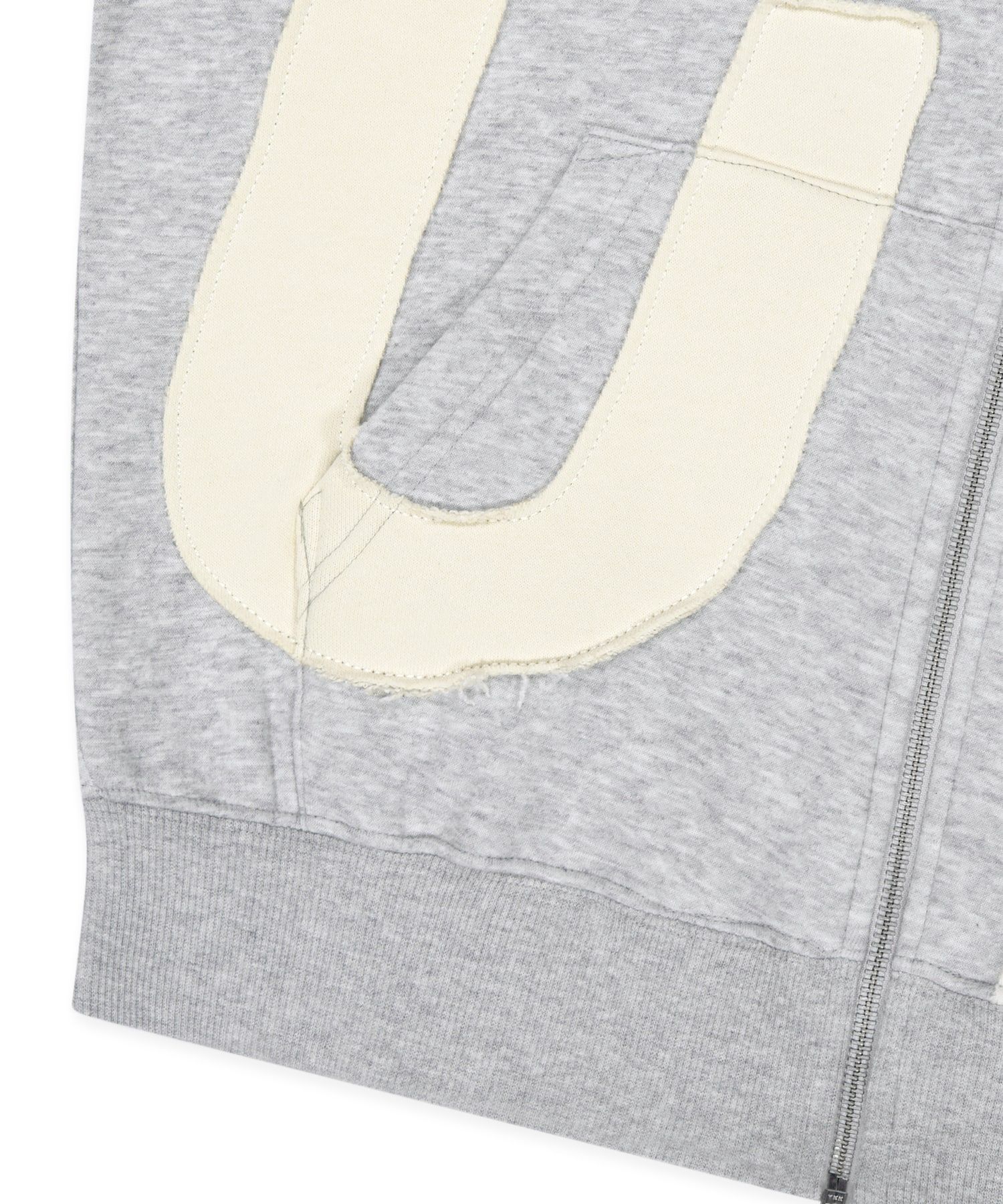 MUSINSA公式 | SUNLOVE Capital Brushed Zip Up Hoodie Heather Grey