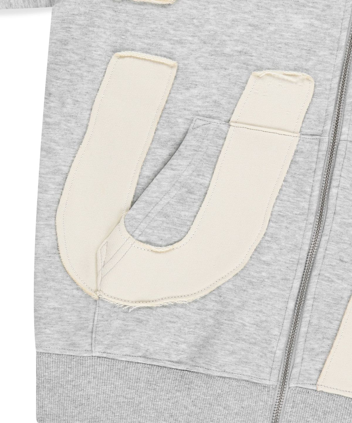 썬러브투어(SUNLOVETOUR) Capital Brushed Zip Up Hoodie Heather Grey
