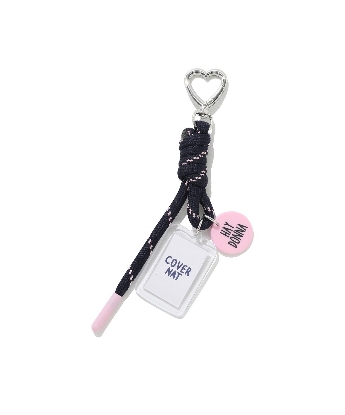 커버낫(COVERNAT) [커버낫X하이다나]펫 포토 키링 Pink