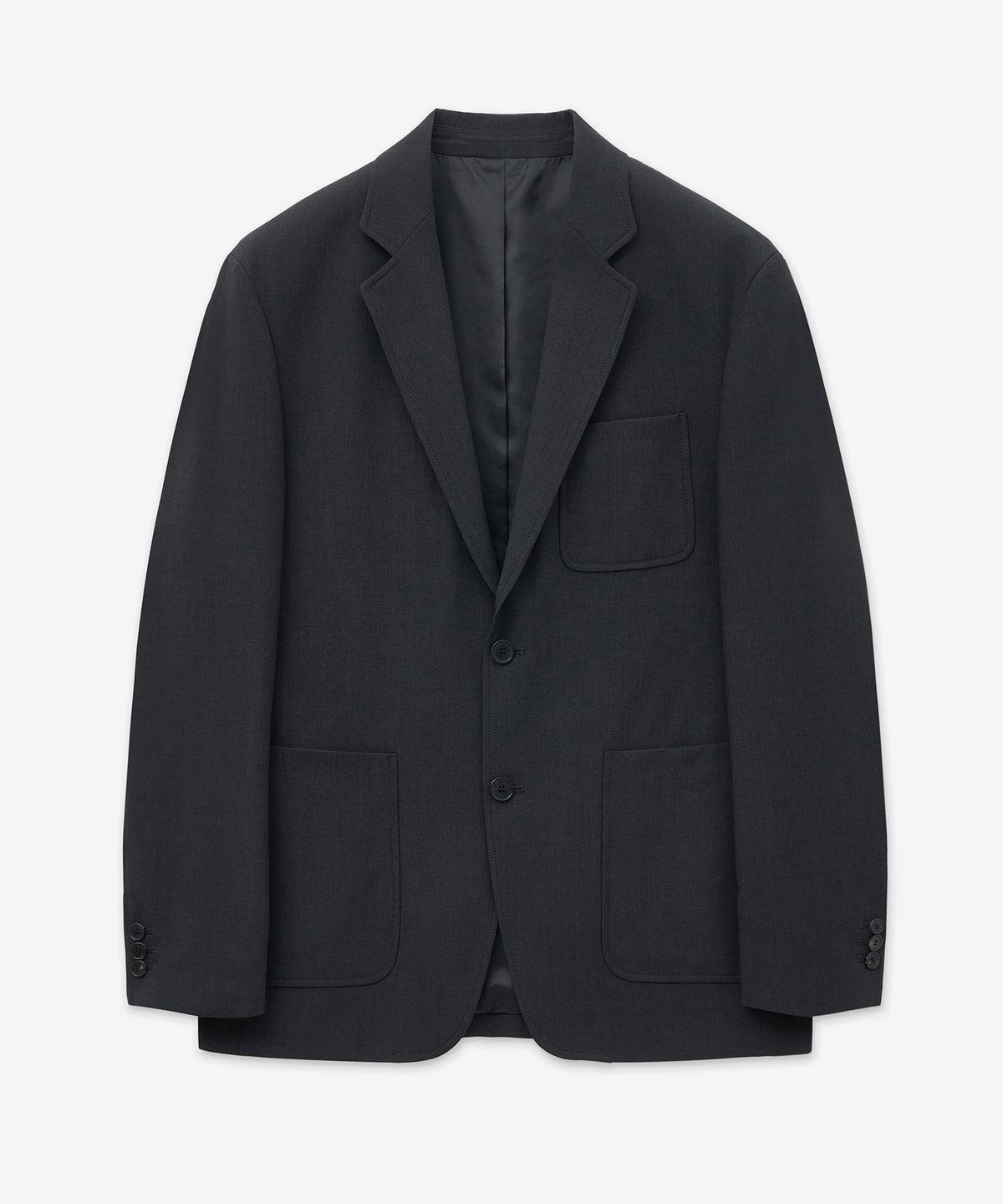 티엔지티(TNGT) Wool Blended Comfort Jacket (Dark Grey) TNJA5F100CG