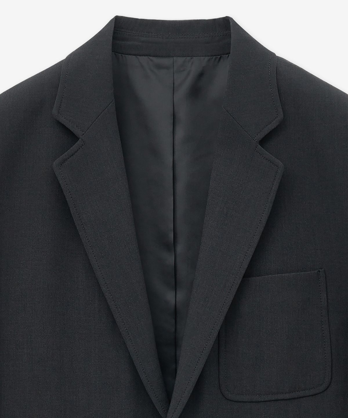 티엔지티(TNGT) Wool Blended Comfort Jacket (Dark Grey) TNJA5F100CG
