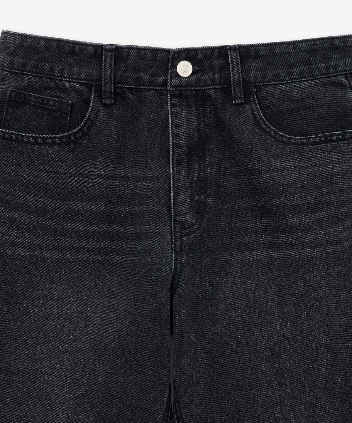 티엔지티(TNGT) Straight Fit Denim Pants (Washed Black) TNPA5F108BK