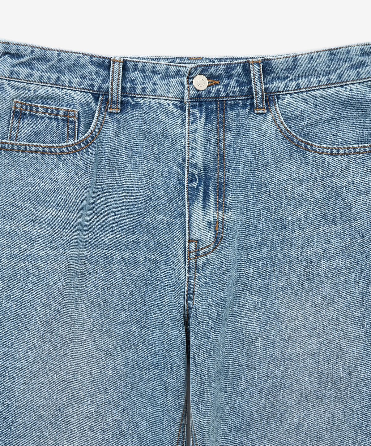 티엔지티(TNGT) Straight Fit Denim Pants (Washed Blue) TNPA5F108B2