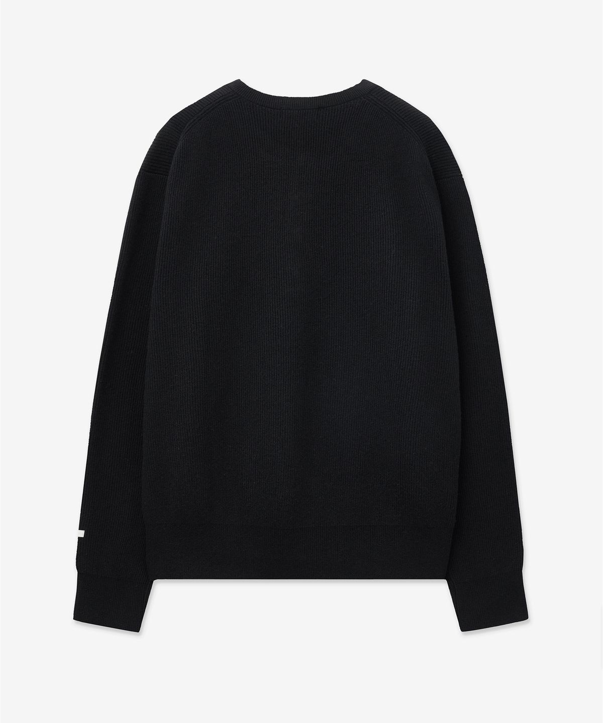 티엔지티(TNGT) Oversize Rib Henley Neck Knit (Black) TNSW5F109BK