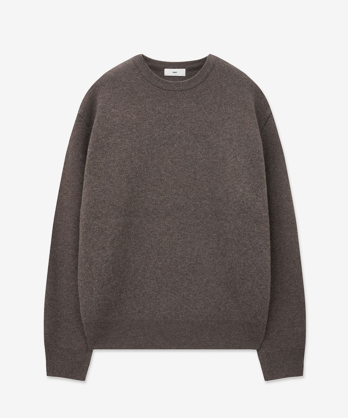 티엔지티(TNGT) Wool Blended Round Neck Sweater (Brown) TNSW5F105W2