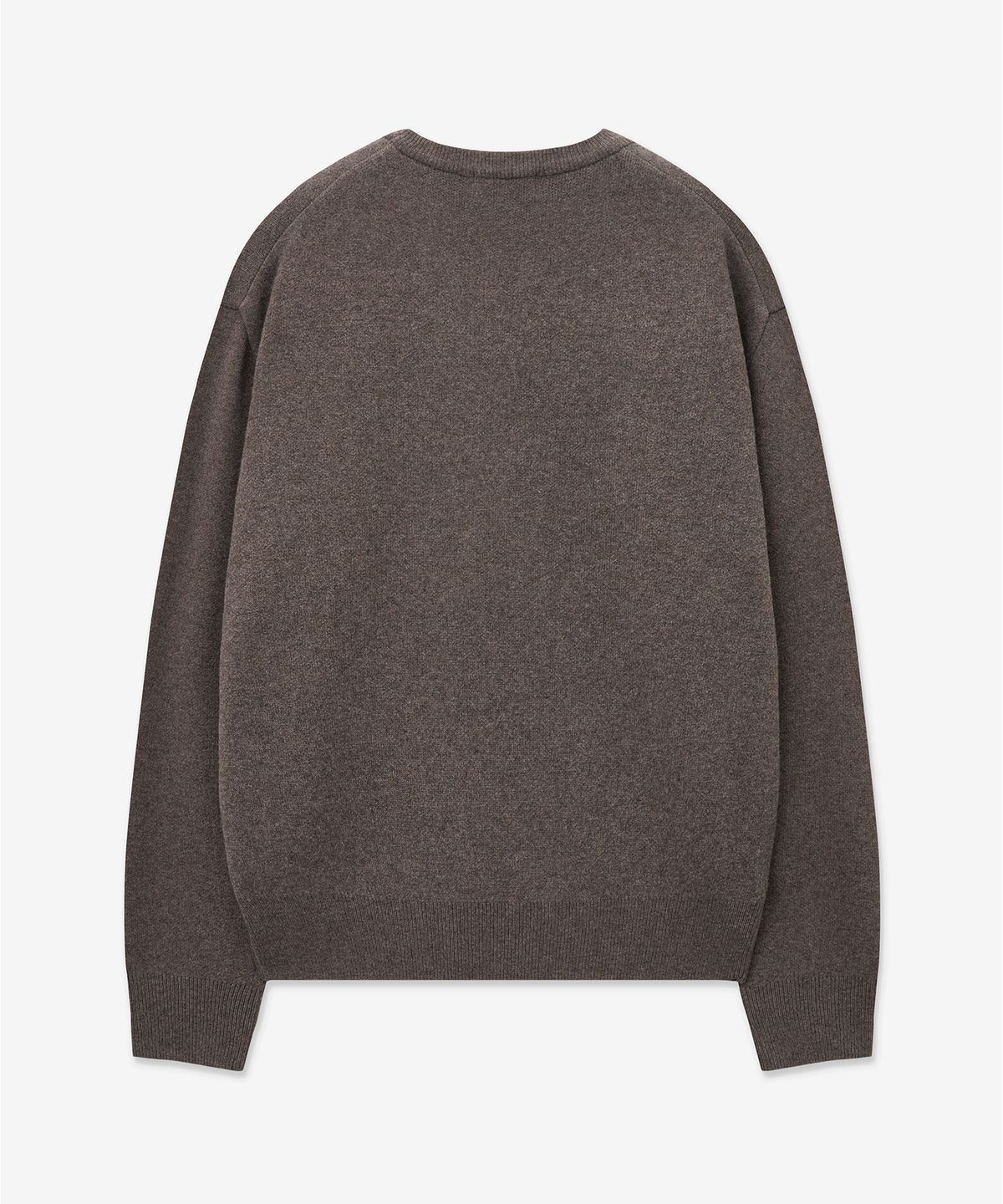 티엔지티(TNGT) Wool Blended Round Neck Sweater (Brown) TNSW5F105W2