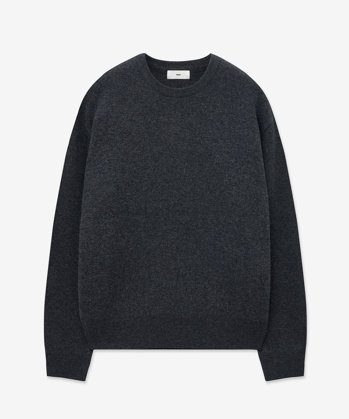 티엔지티(TNGT) Wool Blended Round Neck Sweater (Dark Grey) TNSW5F105CG