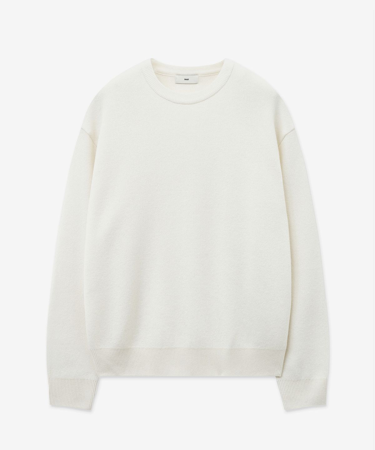 티엔지티(TNGT) Wool Blended Round Neck Sweater (Cream) TNSW5F105IV