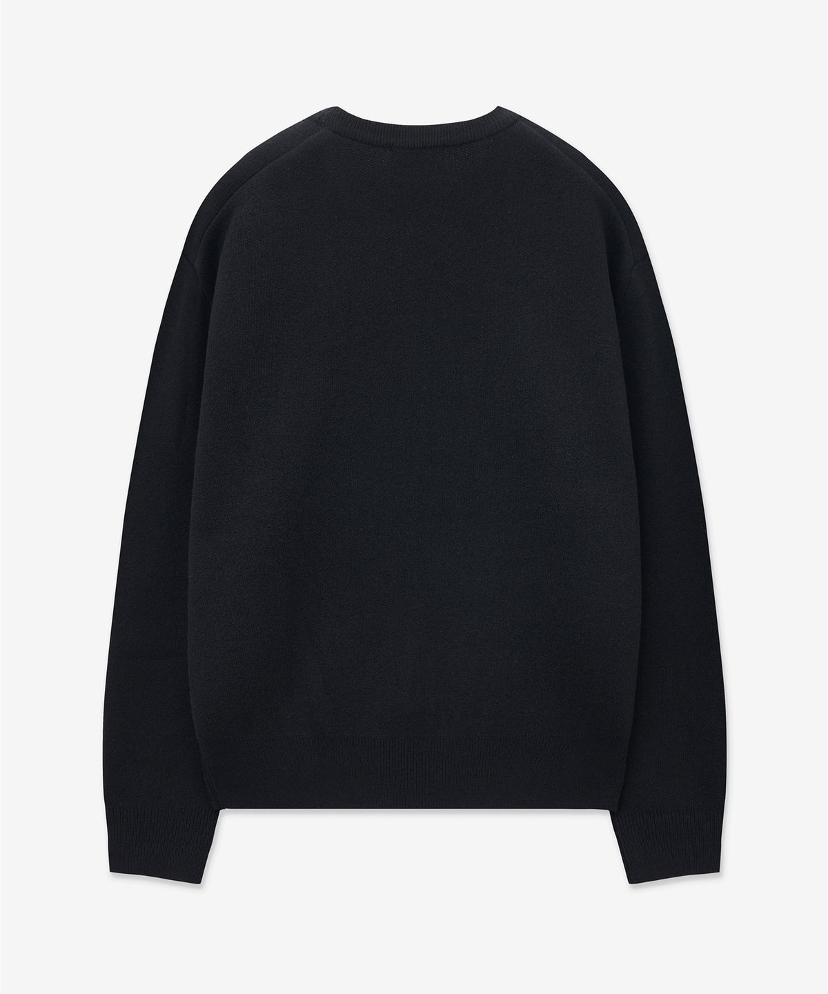 티엔지티(TNGT) Wool Blended Round Neck Sweater (Black) TNSW5F105BK