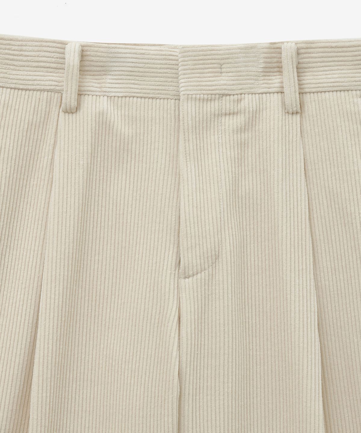 티엔지티(TNGT) Corduroy Semi Wide Pants (Cream) TNPA5F107CR