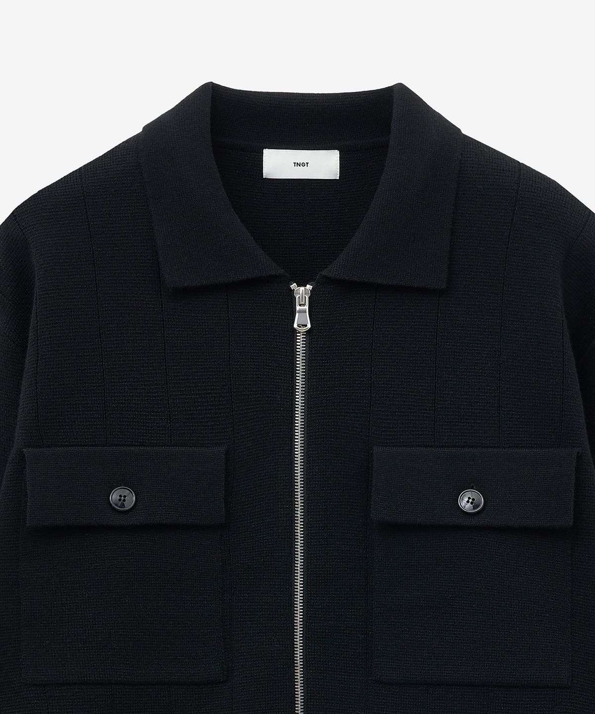 티엔지티(TNGT) Milano Zip-Up Cardigan (Black) TNSW5F102BK