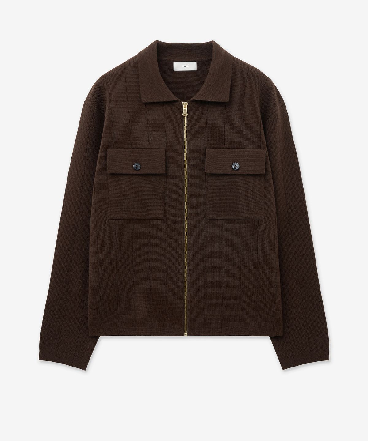 티엔지티(TNGT) Milano Zip-Up Cardigan (Red Brown) TNSW5F102W2