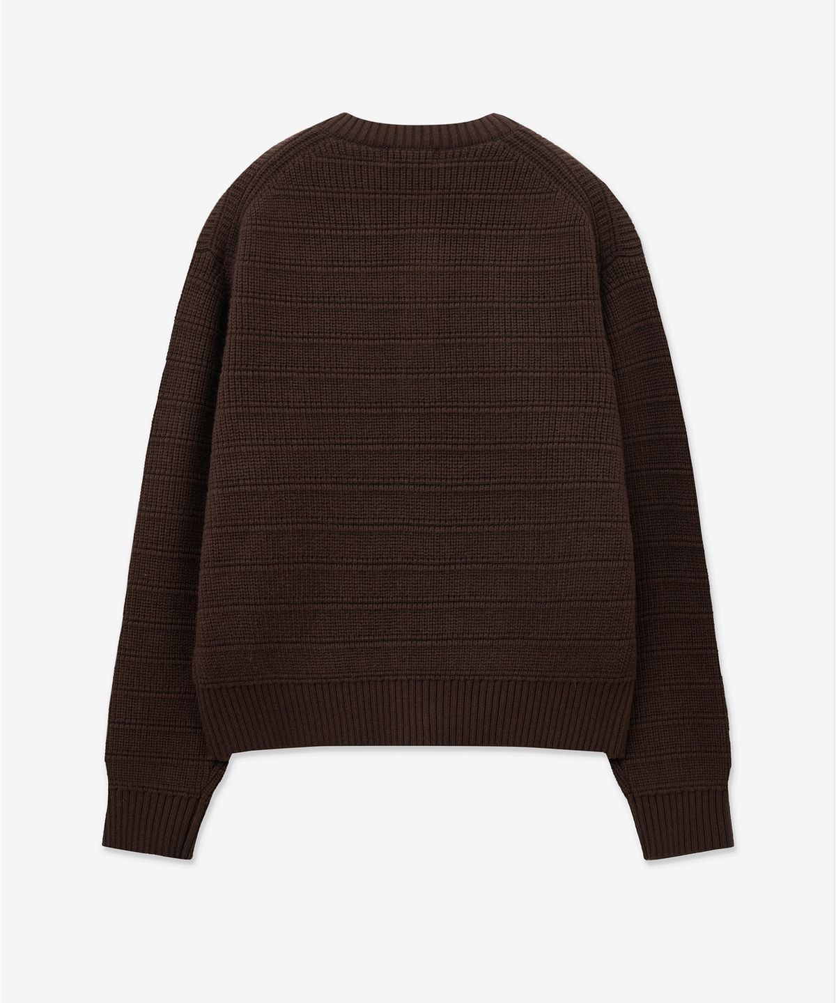 티엔지티(TNGT) Chunky Wool Knit Cardigan (Brown) TNSW5F101W2