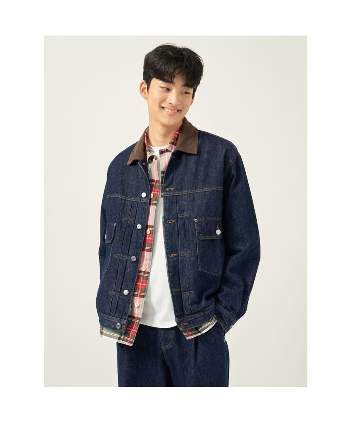 빈폴 멘(BEANPOLE MEN) [Reedition] 데님 트러커 - 네이비