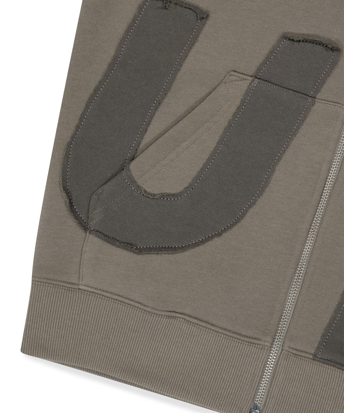썬러브투어(SUNLOVETOUR) Capital Brushed Zip Up Hoodie Taupe