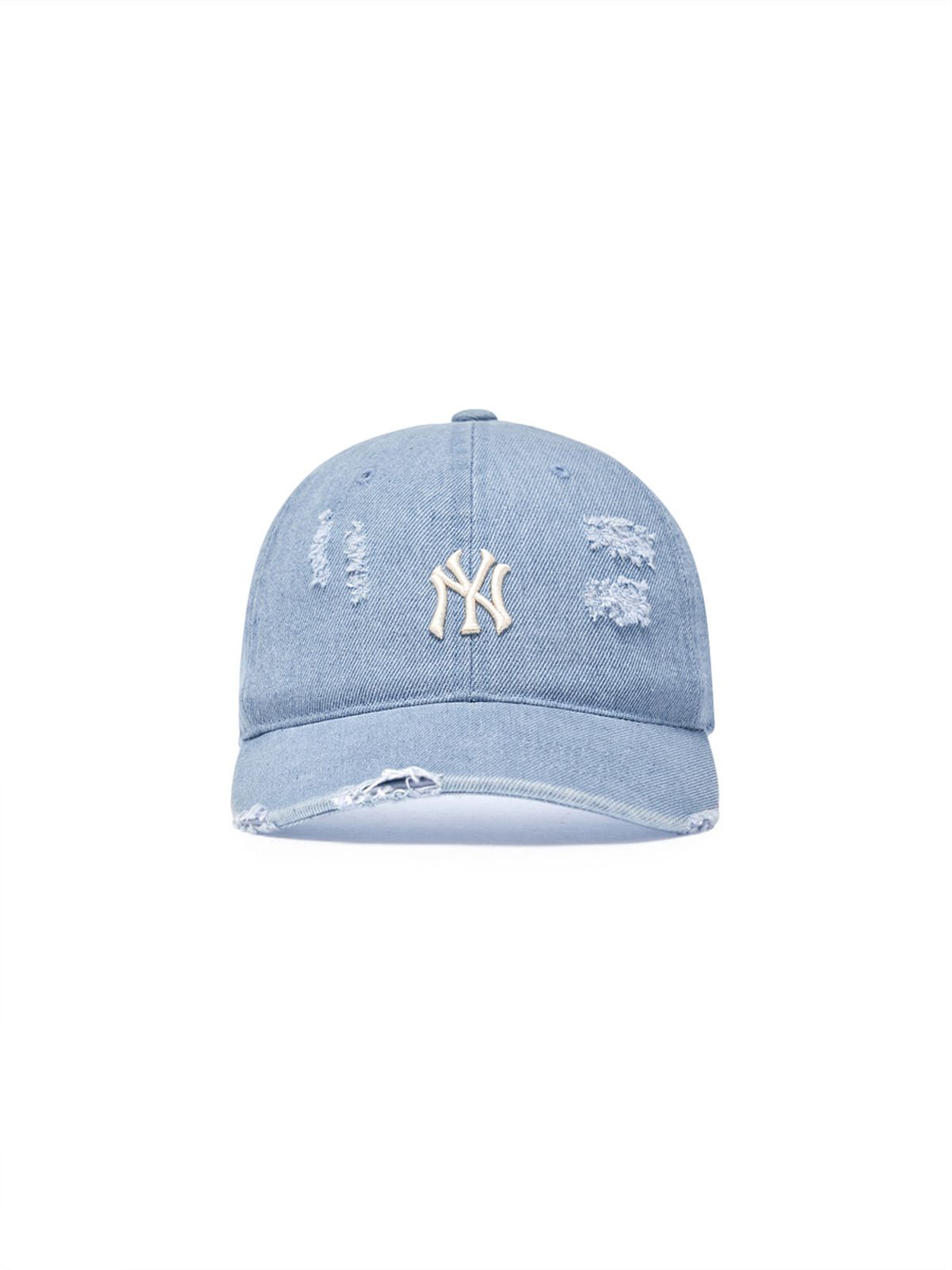 엠엘비 키즈(MLB KIDS) 피그먼트 데미지 워싱 볼캡 NY (L.Blue)