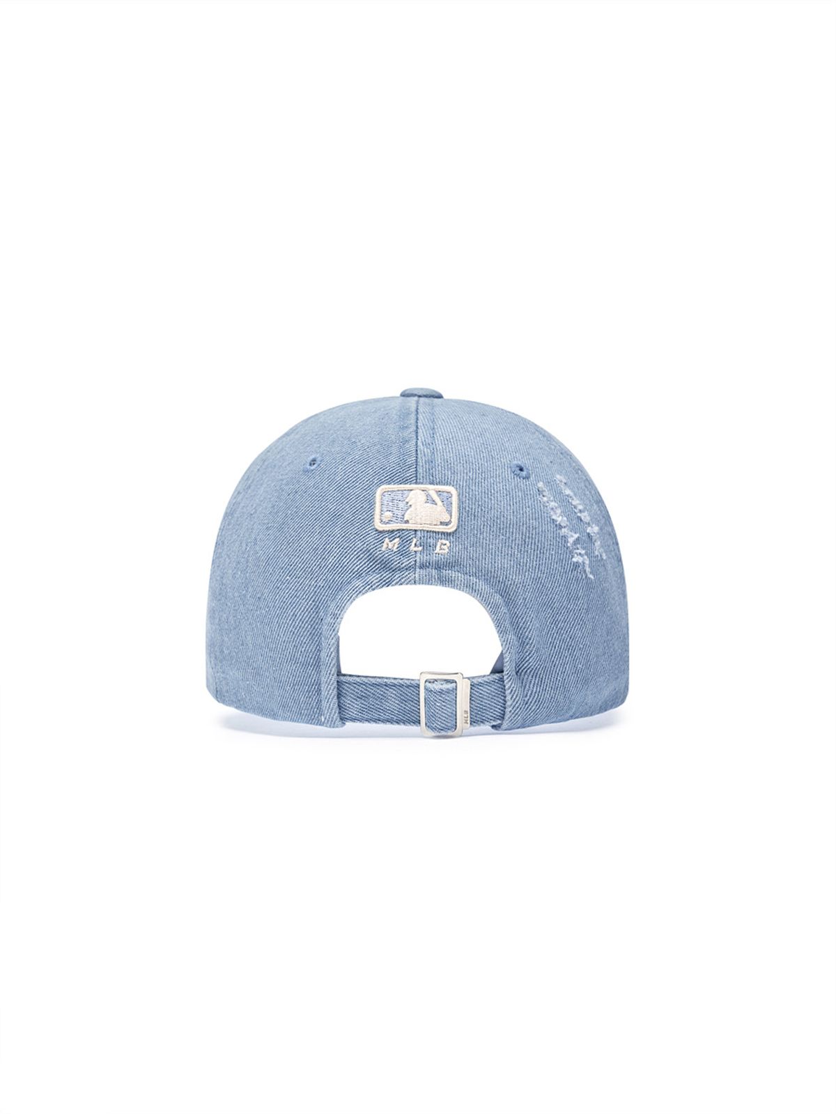 엠엘비 키즈(MLB KIDS) 피그먼트 데미지 워싱 볼캡 NY (L.Blue)