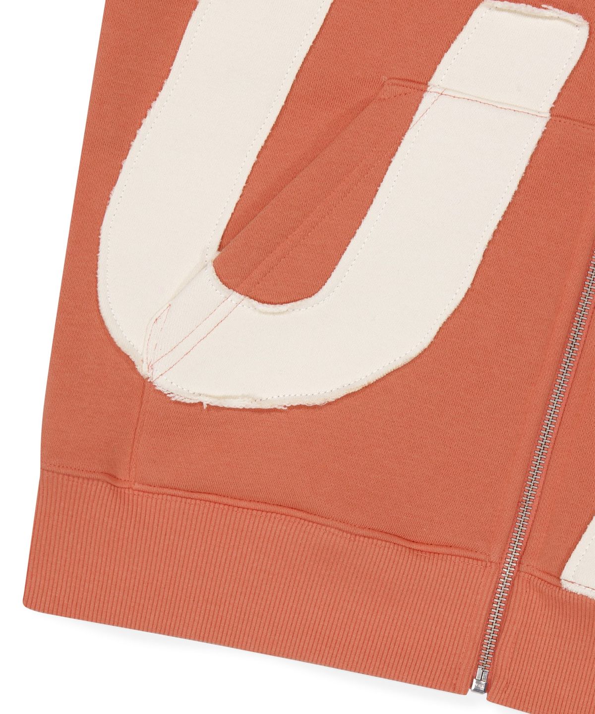 썬러브투어(SUNLOVETOUR) Capital Brushed Zip Up Hoodie Orange