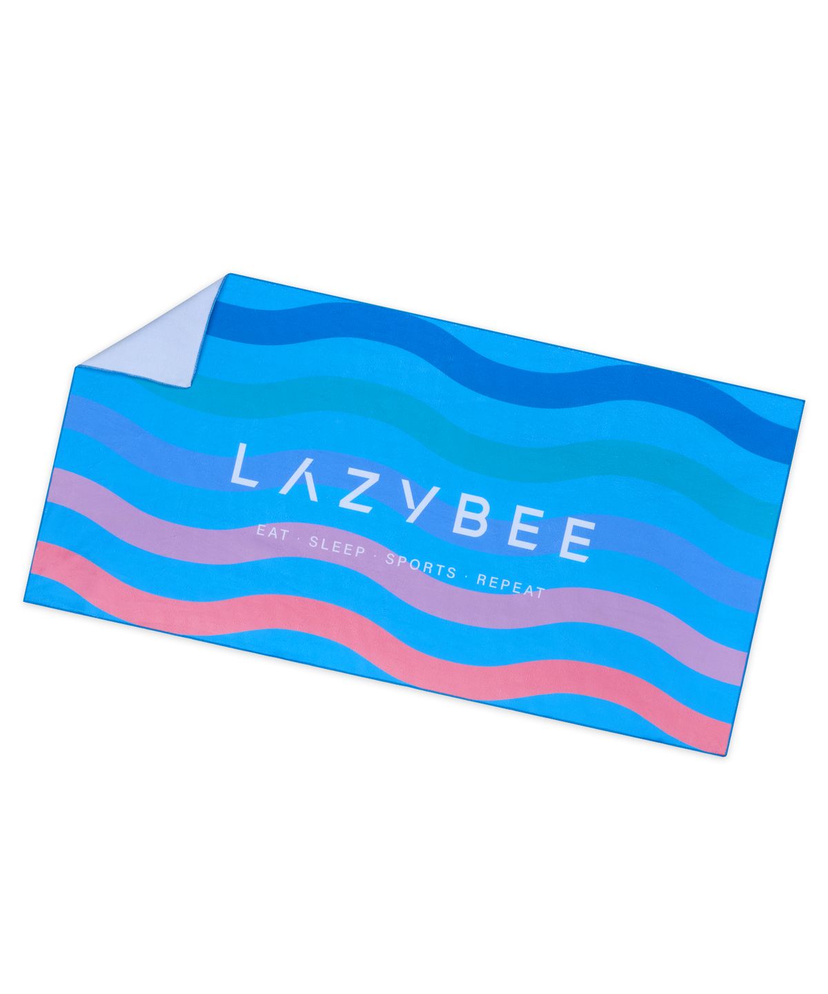 레이지비(LAZYBEE) 퀵 드라이 비치타월 대형 극세사 (파우치포함) 멀티웨이브